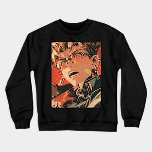 Legendary Gunslinger: Space Western Anime-Manga Adventure Crewneck Sweatshirt